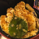 沼津港　漁師めし食堂 - 濃厚牡蠣天丼