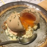 炭火牛串 狼煙 - ポテサラ