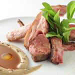 Twice-cooked prime double lamb chops