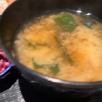 えちごや - 豆腐とワカメと大根の味噌汁