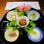花敷の湯 - 料理写真:前菜