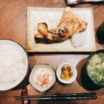 炭膳 茅心 - 勘八カマ焼き定食