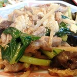 香港小厨 - キクラゲと玉子と豚肉炒め