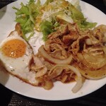 五輪deごはん - しょうが焼き定食