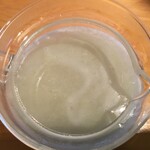 染地台 藪蕎麦 - 蕎麦湯