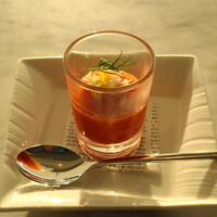 Grill&Dining G - 地元農家の完熟トマトと蟹のサラダ