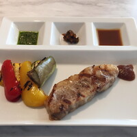Grill&Dining G - 豚ロース肉と近江夏野菜のグリル