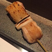 やきとり 風月 名古屋本店 - 花コース 串物1本目  ネギマ