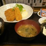 Takara Shokudou - ミックスフライ定食