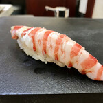 兄弟寿し - 新潟 聖籠町 天然車海老(握り)