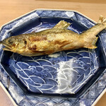 兄弟寿し - 村上 三面川 天然鮎塩焼き