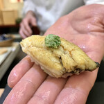 兄弟寿し - 新潟 鰻白焼き(握り)