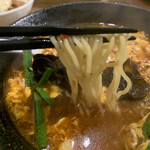 宮崎辛麺屋 辛福 - 麺は中華麺にしました！