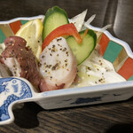 くじらのお宿 一乃谷 - お刺身は蛸でした。