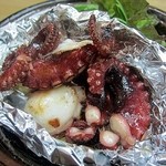 季節料理 藤原 - 明石たこバター焼き