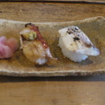 鮨 笹元 - 炙り寿司