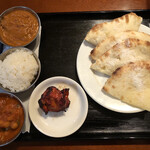 INDIAN RESTAURANT YUJIN - ユウジンセット チーズナンに変更