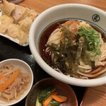 うどん割烹 花きり - ■鶏天おろしうどん定食¥900
