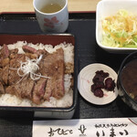 和風ステーキ&洋食の店 いまい - ステーキ重(1200円)