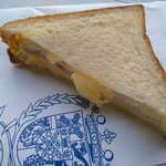 ブーランジェリー&カフェ マンマーノ - クロックムッシュ