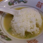はまんど - 白湯スープに地ごはんを投入！