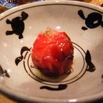 焼鳥 今井 - プチトマト　一気に口に入れてハフッハフッしながら甘味と酸味を楽しもう！