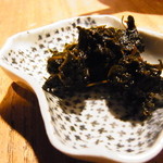 焼鳥 今井 - 親子丼の付け合せ葉山椒？（失念）