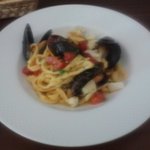 ヴィア トスカネッラ - ムール貝のトレネッテ、オレンジ風味（2012.6）