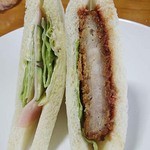 杉村ベーカリー - カツサラダ￥180