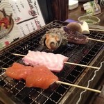 ばらっく - 魚介串焼き