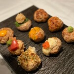 とりっぱ - 備長炭火焼つくね全9種類