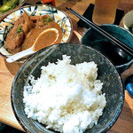 天ぷら処 こさか - 煮込み（ご飯を急遽追加注文しました）（２０１２年６月）