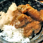 天ぷら処 こさか - 煮込み（ご飯にかけて）（２０１２年６月）