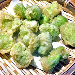 天ぷら処 こさか - 空豆の天ぷら（２０１２年６月）