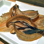 天ぷら処 こさか - 柳カレイとハタハタの骨せんべい（サービスしていただきました）（２０１２年６月）