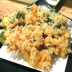 天ぷら処 こさか - 南蛮海老かき揚げ（２０１２年６月）