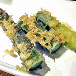 天ぷら処 こさか - アスパラガスの天ぷら（２０１２年６月）