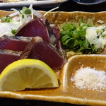 海鮮屋台 ゆうだん丸 - カツオのタタキ