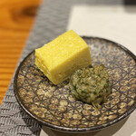 鮨匠 のむら - だし巻き玉子とトビウオさつま揚げ