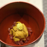 鮨匠 のむら - 赤ウニとマグロ