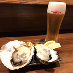 錦・だいやす - 生ビールと生牡蠣
