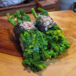 寿司と地魚料理　大徳家 - 菜の花のにぎり（ﾌﾞﾚすみません）