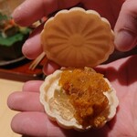 銀座 しのはら - フォアグラ最中