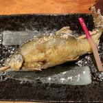 おぎ野 - 鮎塩焼き