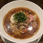 創作麺工房 鳴龍 - 限定「冷やし醤油拉麺」950円