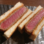 炭火焼肉 ふちおか - ヒレカツサンド