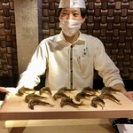 東山 吉寿 - 稚鮎の揚げ焼き