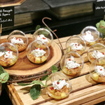 ザ・テラス - パッションフルーツとパイナップルのピンクペッパー添え