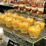 ザ・テラス - オレンジとマンゴーのプリン