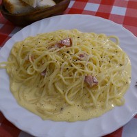 イタリアン レストラン リトル キャット - ランチ　カルボナーラ（大盛）